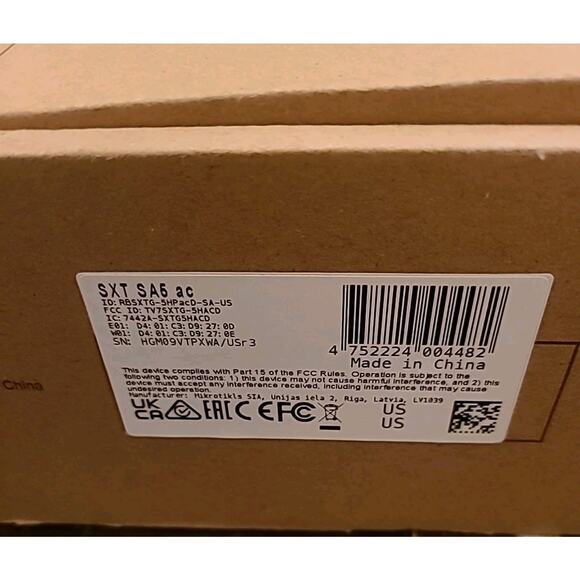 NEW Mikrotik SXT SA5 RBSXTG-5HPacD-SA-US Sector Access Point Routerboard - Picture 3 of 4
